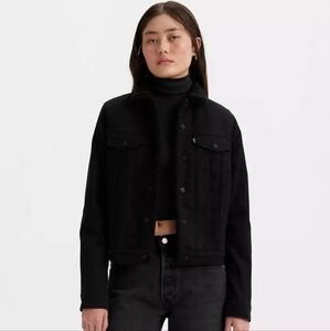 Levi’s Black Denim Trucker Jacket